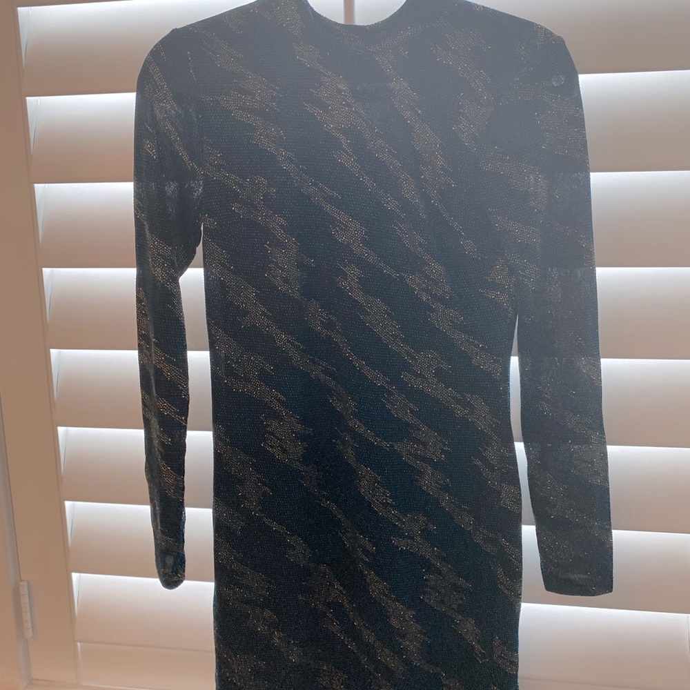 Topshop Logan sleeve embellished mini dress